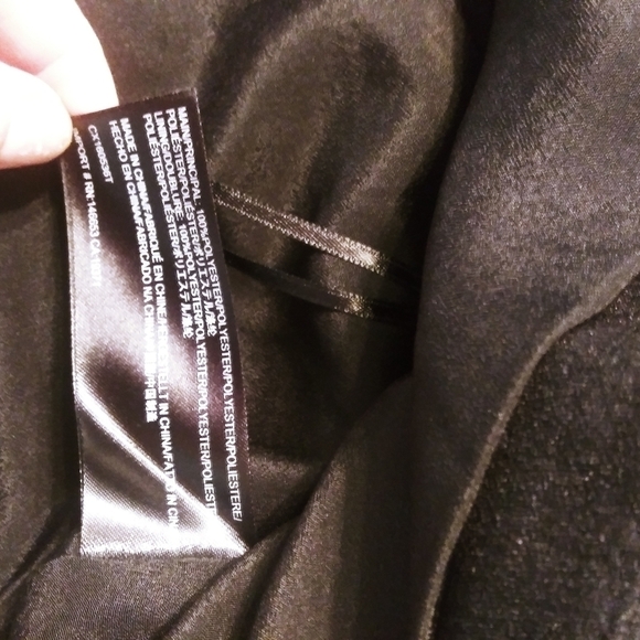 C/Meo Collective peplum‎ top black spaghetti straps classic dress up or down - Picture 7 of 8